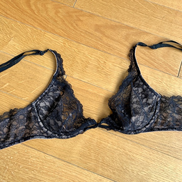 Victoria’s Secret Pretty Black Lace Demi Cup Bra - Picture 9 of 11